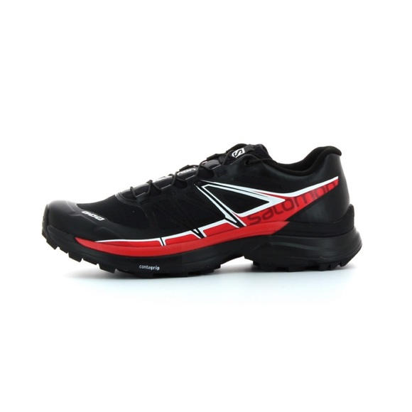 Salomon S-LAB Wings SG Black/Red Trail/Hiking Running Sneakers/Shoes 12.5 Womens - Picture 10 of 10